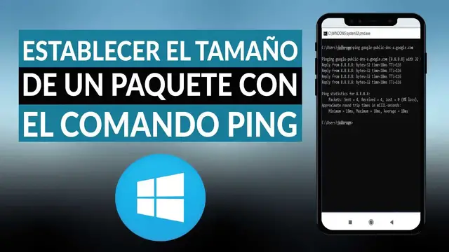 'Video thumbnail for ¿Cómo establecer el tamaño de un paquete al usar el comando PING?'