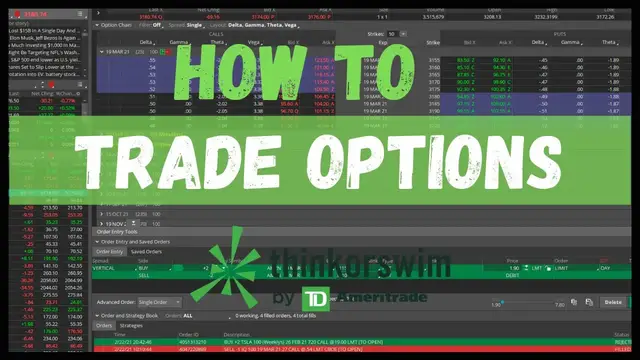 'Video thumbnail for How to Trade Options on ThinkorSwim (Step by Step)  | Beginner Tutorial'