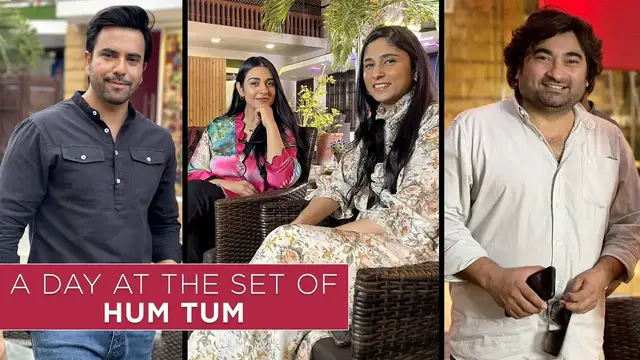 'Video thumbnail for A Day On The Set of Hum Tum | Sarah Khan | Junaid Khan | Danish Nawaz | Cast Interviews | FUCHSIA'