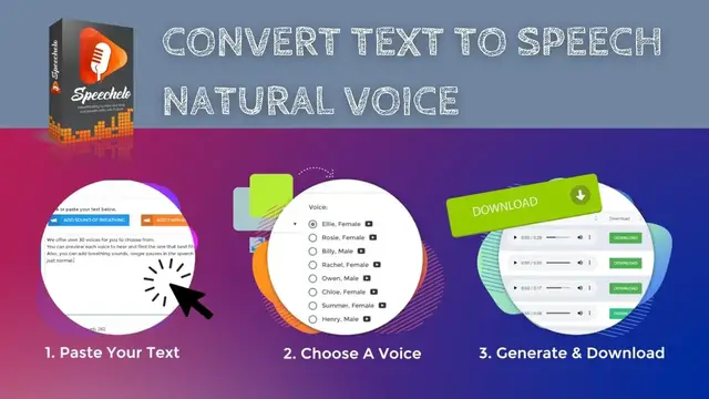 'Video thumbnail for The Best Method to Text To Speech Mp3 Download With Natural Voices | Speechelo Review and Bonus'