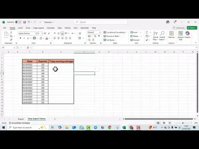 'Video thumbnail for How to calculate 7 day moving average in Excel'