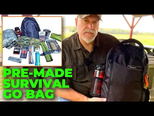 'Video thumbnail for New Pre-Made Survival Kit Go Bag | Affordable Quality!'