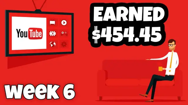 'Video thumbnail for $454.45 Earned on YouTube this Week [Vlog Week #6]'