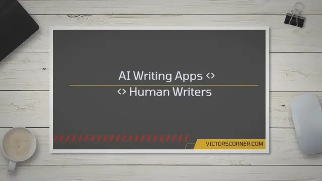 'Video thumbnail for AI Writing Apps: Why Human Writers Are Still Relevant'