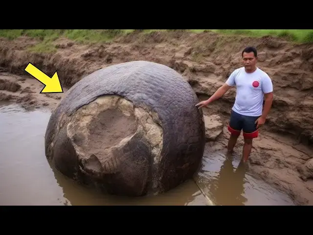 'Video thumbnail for Farmer Stumbles Upon Big Dinosaur Egg – When He Looks Inside, He Makes Eye-Opening Discovery'