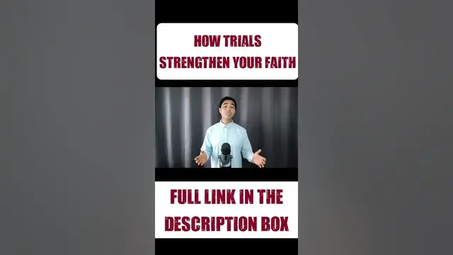 'Video thumbnail for How trials strengthen your faith'