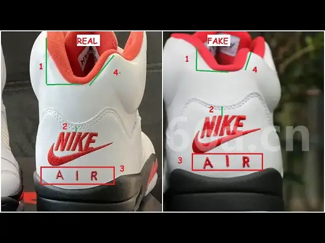 'Video thumbnail for Quick Ways To Identify The Fake Air Jordan 5 Fire Red'