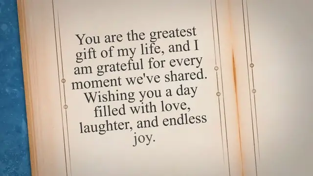 'Video thumbnail for Birthday Messages from Mom to a Daughter'