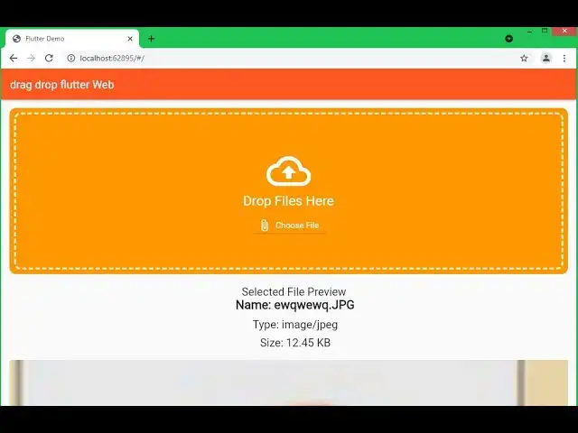 'Video thumbnail for flutter web file chooser #drag&Drop #filepicker #file chooser'