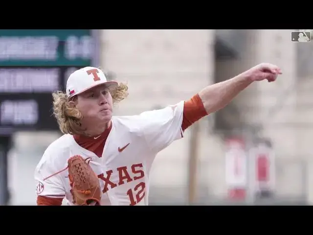 'Video thumbnail for 2025 MLB Draft Preview: Jared Spencer, LHP, Texas'