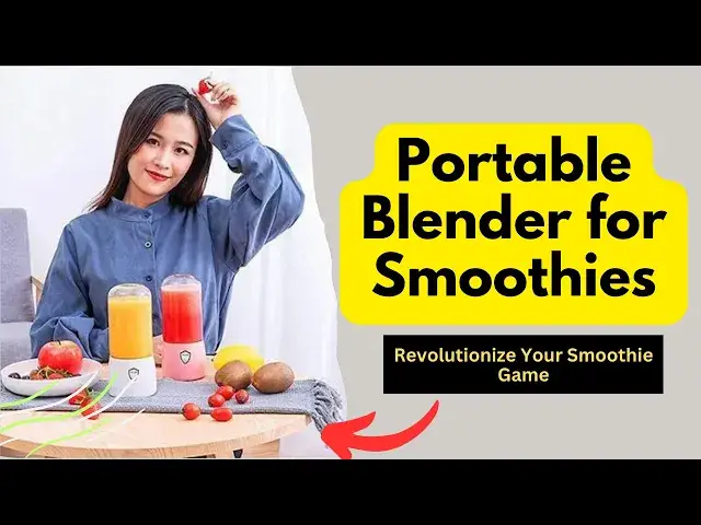 'Video thumbnail for Portable Blender for Smoothies: Blend Anywhere, Anytime'