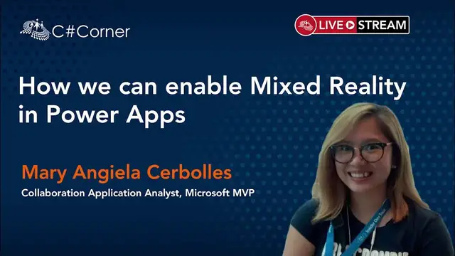 'Video thumbnail for How we can enable Mixed Reality in Power Apps || Power Platform Virtual Conference'