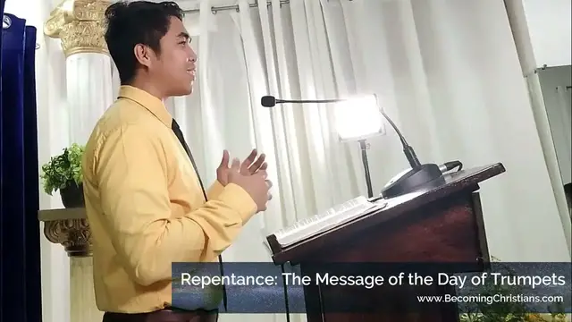 'Video thumbnail for Repentance the message of the Day of Trumpets'