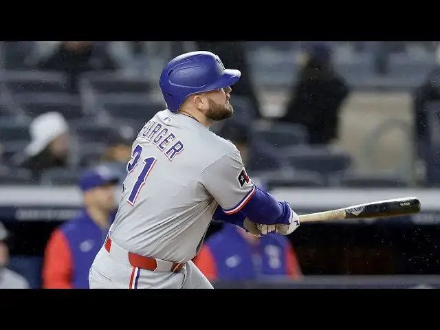 'Video thumbnail for Jake Burger's First 5 Home Runs of 2025! | Texas Rangers'