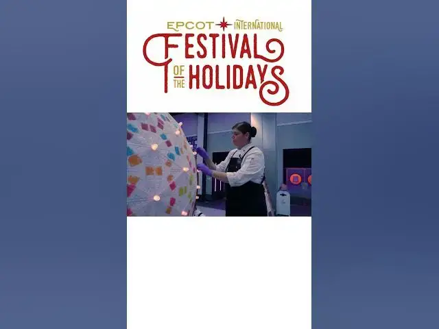 'Video thumbnail for Behind the Scenes Look at the Spaceship Earth Gingerbread Display #epcot'