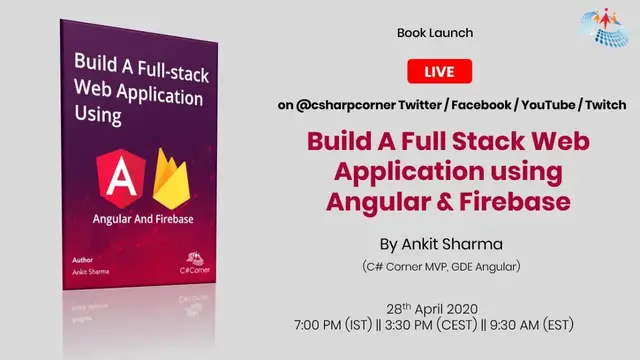 'Video thumbnail for ?eBook Launch Today? -  Build a Full Stack Web Application using #Angular & #Firebase'