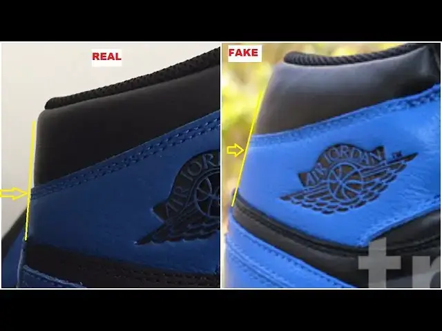 'Video thumbnail for Quick Tips to Identify The Fake Air Jordan 1 Royal'
