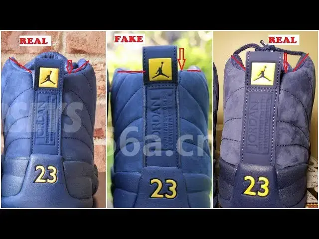 'Video thumbnail for Fake Air Jordan 12 Michigan Spotted-Quick Ways To Spot It'