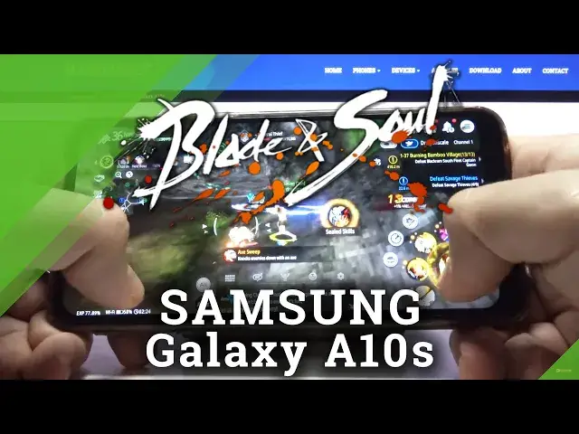 'Video thumbnail for Test Game Blade&Soul Revolution on SAMSUNG Galaxy A10s | Mediatek Helio P22 | 2GB RAM | Gameplay FPS'