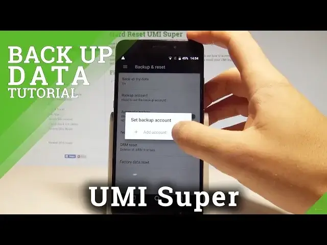 'Video thumbnail for How to Back Up Data on UMI Super - Allow Google Backup / Add Backup Account'