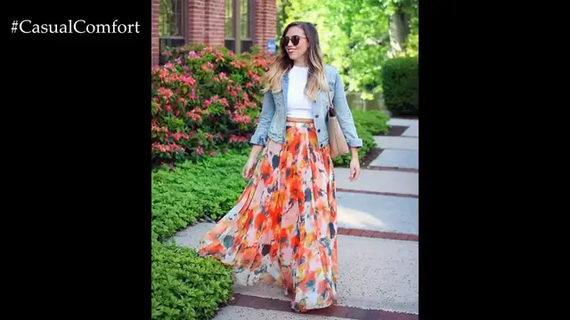 'Video thumbnail for Effortlessly Chic: Spring Summer Maxi Skirt Outfit Ideas for Every Occasion | LONG SKIRT OUTFIT'