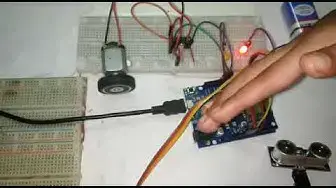'Video thumbnail for Control DC Motor Using Arduino & Ultrasonic Distance Sensors'