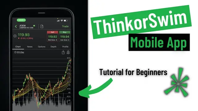 'Video thumbnail for ThinkorSwim Mobile App Tutorial for Beginners 2023 |Step-by-Step Guide to Trade on TOS Mobile'