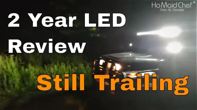'Video thumbnail for Review 3 Roll LED 50-Inch Curve Light Bar & Pod Lights 2 Year  || Jeep Mods E32'