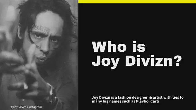 'Video thumbnail for 5orry: Who Is Joy Divizn? Aka Phoenix Guerrero'
