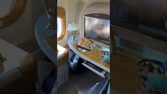 'Video thumbnail for Emirates EK417 First Class Boeing 777-300ER Sydney to Dubai'