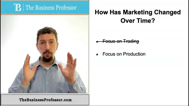 'Video thumbnail for How Marketing has Changed - Production'
