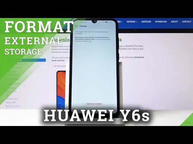 'Video thumbnail for How to Format SD Card in HUAWEI Y6s – Restore Memory Card'
