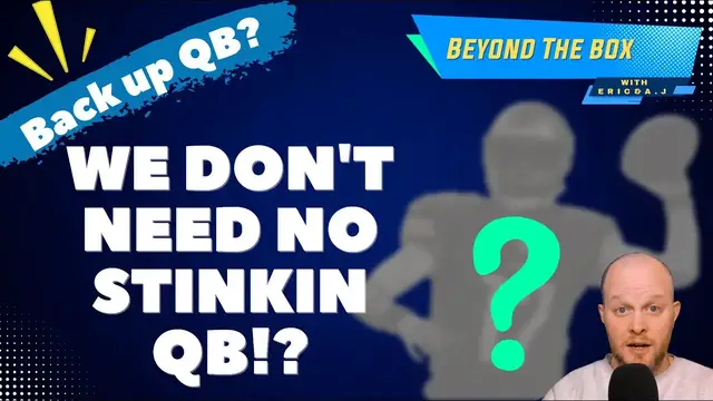 'Video thumbnail for Addressing The Detroit Lions Backup QB Situation'