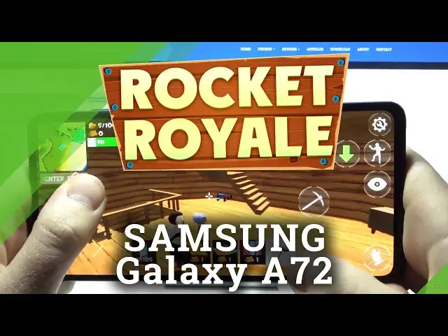 'Video thumbnail for Test Game Rocket Royale on SAMSUNG Galaxy A72 | Snapdragon 720G | 6 GB RAM | Gameplay - FPS Check'