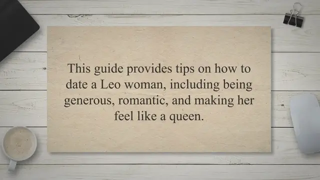 'Video thumbnail for How to Date a Leo Woman: The Ultimate Guide'