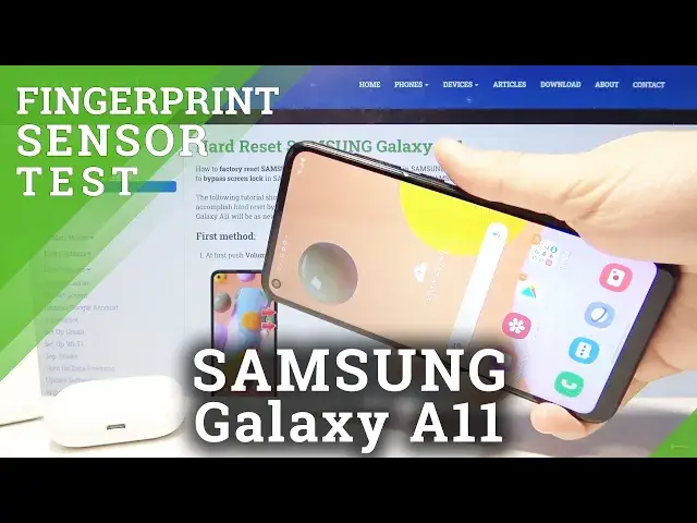 'Video thumbnail for Samsung Galaxy A11 Fingerprint Sensor Test'
