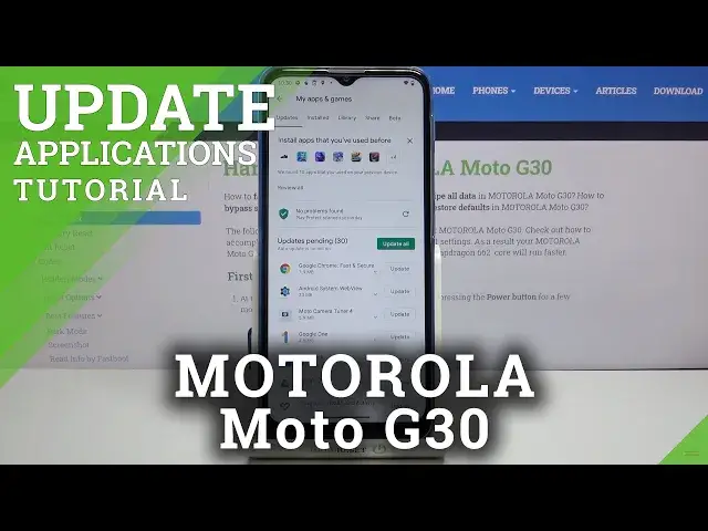 'Video thumbnail for How to Update Apps in Motorola Moto G30 – Download Latest App Version'
