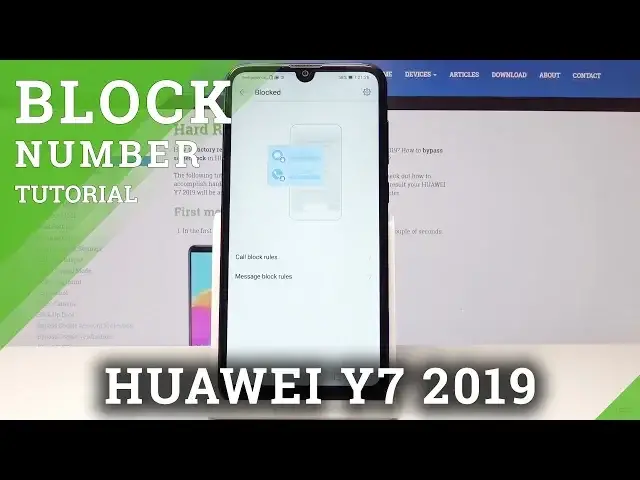 'Video thumbnail for How to Block Number in Huawei Y7 2019 - Call Blocking'
