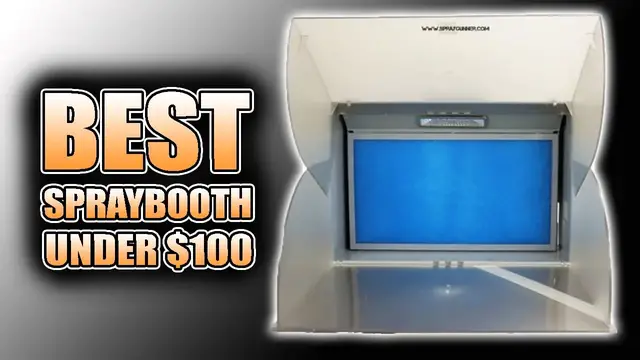 'Video thumbnail for Airbrush Spray Booth With LED Lights! Spraygunner's Latest'