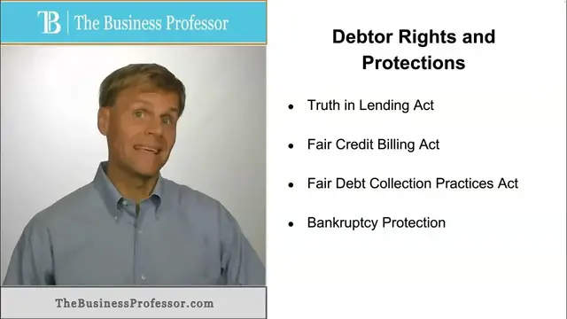 'Video thumbnail for Debtor Rights and Protections'