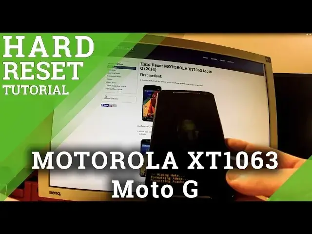 'Video thumbnail for Hard Reset MOTOROLA XT1063 Moto G 2014 by using the hardware buttons'