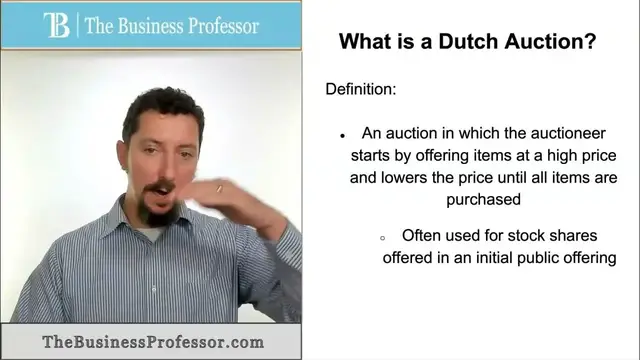 'Video thumbnail for Dutch Auction (Marketing)'