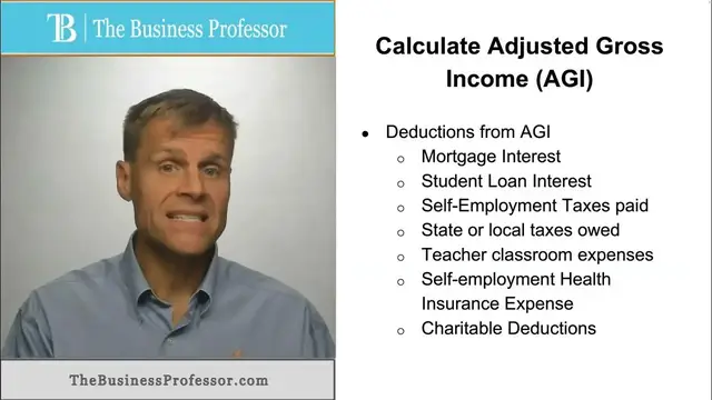 'Video thumbnail for Calculate Adjusted Gross Income'