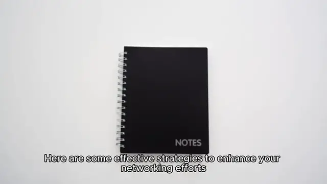 'Video thumbnail for Best Strategies for Effective Networking'