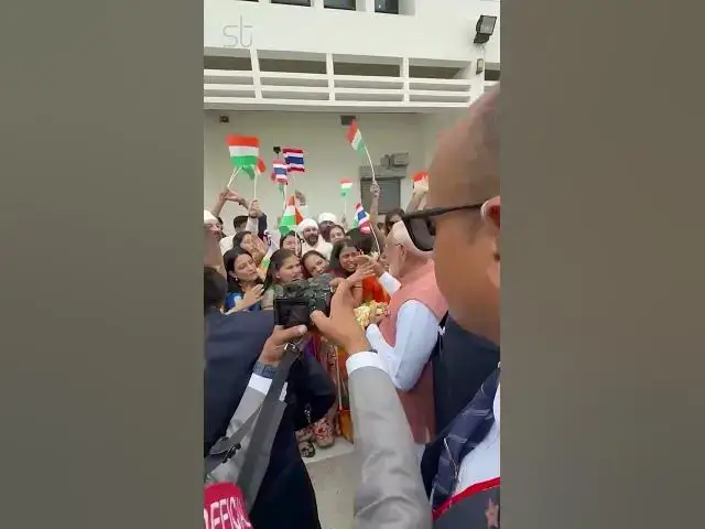 'Video thumbnail for Emotional Moment as Woman Overwhelmed Meeting PM Modi in Thailand'
