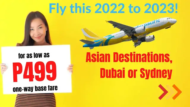 'Video thumbnail for Cebu Pacific Ticket Promo: Asia, Dubai, or Sydney for as Low as P499!'