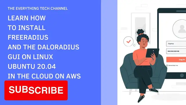 'Video thumbnail for 2022 TUTORIAL: LEARN HOW TO INSTALL FREERADIUS AND THE DALORADIUS WEB GUI ON LINUX UBUNTU 20.04 LTS'