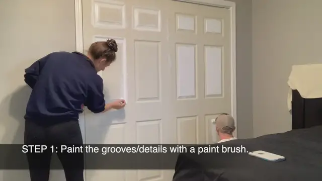 'Video thumbnail for How To Paint Interior 6-Panel Doors Flawlessly In 4 Easy Steps (Or Less!)'