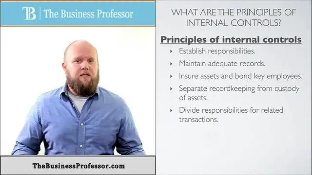 'Video thumbnail for Principals for Internal Controls - Financial Accounting'
