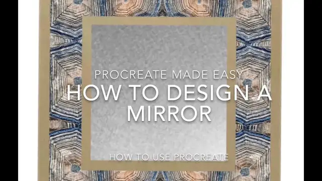 'Video thumbnail for How to Design A Mirror on Procreate - Procreate Made Easy'